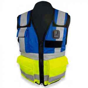 Vêtements de sécurité réfléchissants à LED haute visibilité personnalisés, plusieurs poches de rangement, veste de sécurité, gilet tactique paramédical - Product Image 1