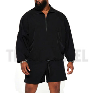 Conjunto Deportivo Personalizado para Hombre, Chaqueta Cortavientos de Nailon con Cintura Elástica, 2 Piezas, Otoño - Product Image 4