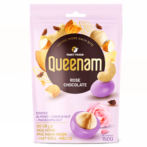 ผู้ผลิต ผู้จัดจำหน่าย จัดส่งรวดเร็ว ช็อกโกแลตดรากี OEM/ODM ฮาลาล 150 กรัม ช็อกโกแลตรูปดอกกุหลาบเคลือบอัลมอนด์ เม็ดมะม่วงหิมพานต์ แมคคาเดเมีย ขนมขบเคี้ยวจากถั่ว - Product Image 1