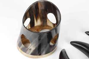 Auténtico Cuerno Vikingo Artesanal Ecológico para Beber, Material Orgánico Pulido Estilo Animal para Cerveza y Hidromiel - Temática Vikinga Única - Product Image 6