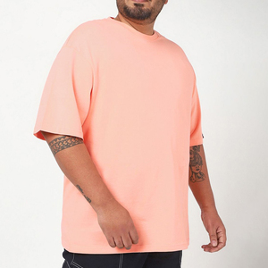 Camisetas Personalizadas al por Mayor para Hombre, 100% Algodón, 300gsm, Color Sólido, Hombros Caídos, Tallas Grandes, Estilo Urbano - Product Image 3