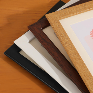 Vintage Scalloped Wooden Photo <b>Frame</b> Natural Wood Grain Wall Hanging <b>Picture</b> <b>Frame</b> for Home Office and <b>Gallery</b> Display - Product Image 6