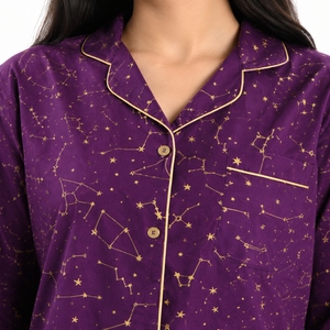 Pijama para Mujer, Premium, Cómodo, Suave, Satinado, Transpirable, de Secado Rápido, Corte Relajado, Ligero, Sin Mangas, para el Día a Día - Product Image 4