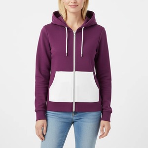 New Arrival Winter Knitted Hooded Women's Hoodies Customized High Quality Waterproof Outdoor Wear - Product Image 2
