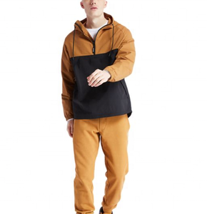 Chaqueta Softshell con Capucha para Hombre, Color Naranja y Negro, con Cierre de Cremallera, Resistente al Agua, Corte Regular, para Actividades al Aire Libre, 100% Poliéster - Product Image 3