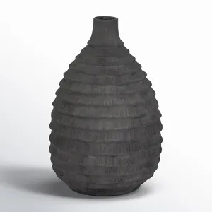 Contemporary Modern Coastal Iron Decorative Flower <b>Vase</b> Elegant Tabletop Eco-Friendly Home Styling Bulk Export Manufacturer - Product Image 5