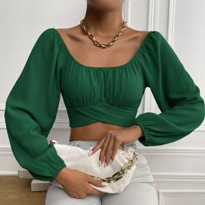 Camiseta Deportiva de Secado Rápido para Mujer, Ligera, Transpirable, de Color Sólido, de Manga Corta, de Algodón Orgánico, Estampada, Estilo Crop Top - Product Image 1