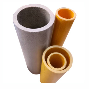 Tube en fibre de verre creux pultrudé flexible en polymère renforcé, isolation industrielle en PRV, anti-corrosion, surface lisse - Product Image 2