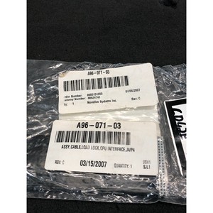 Novellus A96-071-03 Assy, <b>Cable</b>, Load <b>Lock</b>, CPU - Trusted Global Legacy Semiconductor Equipment and Parts at - Product Image 1