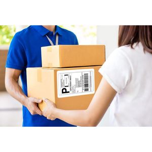 1000 <b>Pack</b> 8.5\" X 11\" Laser Sheet Labels for Shipping Mailing Packaged Adhesive <b>Sticks</b> for Convenient <b>Packaging</b> for Your Daily - Product Image 3