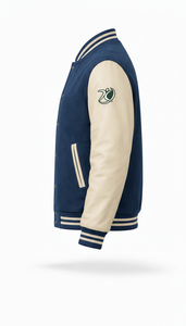 Professional Winter Hooded Varsity <b>Jacket</b> with Chenille Letters Front Logo Unisex Design - Product Image 3