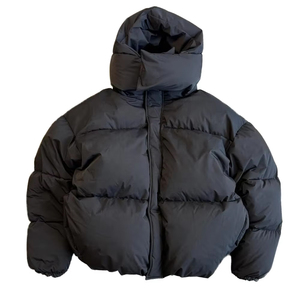 Breathable Eco-Friendly Winter Best Selling Wholesale Cotton Knitted Embroidery Hooded Designer Custom Women Puffer Jacket Wool - Product Image 1