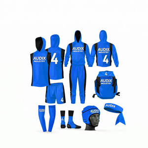 Suministro al por Mayor de Uniformes de Fútbol 7v7 Personalizados, Conjunto de Camiseta y Pantalones Cortos Sublimados, Kit Completo para Equipo, Unisex, para Adultos, Paquete Deportivo - Product Image 5