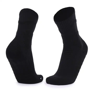 Anti-Slip <b>Compression</b> Knitted Athletic Crew Sports <b>Socks</b> <b>Men</b> Kids Logo Football Soccer Other Sports Autumn Winter - Product Image 6