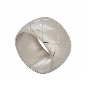 Nouveauté en stock, porte-serviettes en aluminium doré pour dîner, fête de mariage, Thanksgiving, décoration de table de fête - Product Image 4