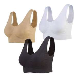 Tops Deportivos para Mujer, Ropa de Entrenamiento, Tela Elástica Cómoda para Yoga y Running - Product Image 3
