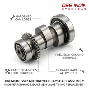 Ensemble d'arbre à cames de moto pour moteur 175cc, pièce de rechange OEM pour le calage des soupapes - Product Image 2