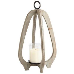 Portavelas de madera hecho a mano con soporte para decoración de jardín interior y exterior, y exhibición festiva en el hogar. - Product Image 6