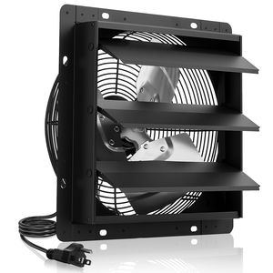 Ventilatore da Parete Programmabile Smart da 10 Pollici a Velocità Variabile con Controllo Temperatura 1000 CFM per Hotel e Soffitte EC - Product Image 1