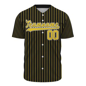 Camiseta de Béisbol Personalizada para Hombre, Estilo Deportivo Urbano, con Estampado de Letras, Botones, Manga Corta, Hombros Caídos y Corte Holgado - Product Image 2
