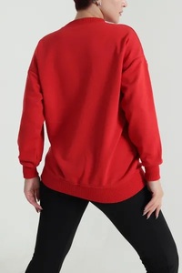 เสื้อฮู้ดผู้หญิง EVER GLOW คุณภาพดีที่สุด ผ้าฝ้ายถัก 100% ระบายอากาศได้ดี กันลม ผ้าฟลีซ สไตล์ไฮสตรีท สำหรับฤดูใบไม้ร่วงและฤดูหนาว - Product Image 6
