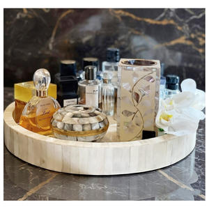 Caja para quemador de incienso árabe artesanal, Mubkhar de lujo con el diseño más reciente, juego de Mubkhar de nácar con asas de bandeja de nácar y - Product Image 4