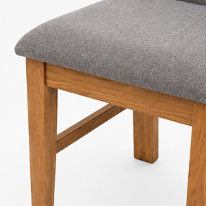 Ensemble de salle à manger ARTERRA en teck artisanal de qualité supérieure, table rectangulaire moderne, chaises rembourrées pour restaurant - Product Image 5
