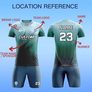 Wholesale Sublimation Free Design Soccer Training <b>Shirt</b> Jacquard Fabric Breathable Football Jersey Kit With Pockets Z25824 - Product Image 3