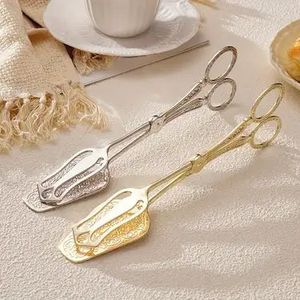 Pinzas para Repostería de Latón Puro, Hechas a Mano con Acabado Antiguo, Pinzas para Servir Pasteles, Pan, Postres, Cubos de Azúcar, Utensilios de Cocina, Producto Duradero - Product Image 3