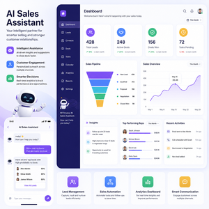 Software Inteligente de Asistente de Ventas con IA, Seguimiento de Cuentas, Automatización de la Línea de Venta, Conocimiento del Cliente, Comunicación Multicanal, CRM - Product Image 2