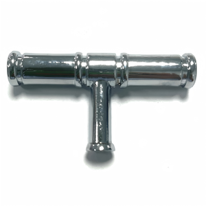 Manija de puerta de aleación de zinc en forma de T, tamaño personalizado para herrajes de puertas y ventanas - Product Image 1