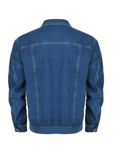 High Street Custom Men's Denim Jacket Latest Style With High Quality New Model Reasonable Price OEM Autumn Style Regular Sleeve - Product Image 2