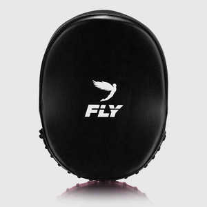 Último Modelo OEM Guante de Boxeo de Cuero Genuino de Vaca con Protección para Dedos MMA Muay Thai Kickboxing Negro Fly Focus Mitt - Product Image 1