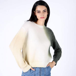 เสื้อยืดแขนยาวผู้หญิงขายส่ง สำหรับฤดูใบไม้ผลิและฤดูใบไม้ร่วง ทรงเข้ารูป คอกลม เสื้อพื้นฐาน เสื้อยืดเรียบๆ - Product Image 3