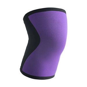 สนับเข่าสีม่วงดำ แผ่นนีโอพรีน 7 มม. แบบรัดกระชับ สำหรับสควอท เพาเวอร์ลิฟติ้ง รองรับกระดูกสะบ้าหัวเข่า สำหรับผู้หญิง ยกน้ำหนัก จำนวน 1 คู่ - Product Image 3