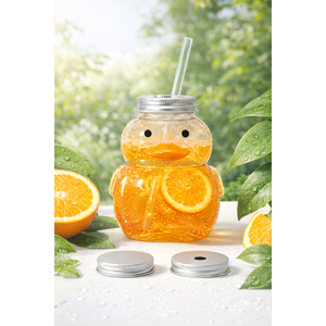 Botella de PET Premium de 500ml con Forma de Pato, Ligera, para Té, Venta al por Mayor de Fábrica en Vietnam, OEM ODM, para Jugos Suaves - Product Image 1