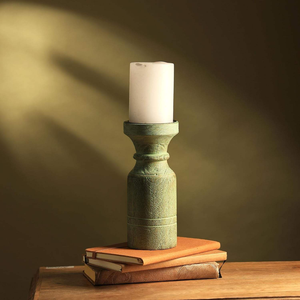 Wood Candlestick for Pillar Wax <b>Candles</b> Flame Less <b>Candle</b> Distress Finish <b>Candle</b> Holder for <b>Wedding</b> Party Home Decor <b>Gift</b> - Product Image 1