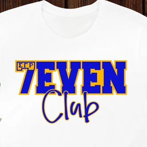 SGRHO Seven Club T <b>Shirt</b> <b>White</b> Color Custom Greek Letter Sorority Tee <b>Short</b> <b>Sleeve</b> Round Neck Casual Summer Fashion - Product Image 6
