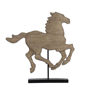 Grande Scultura Decorativa Cavallo in Movimento Defiance 48x7.6x49.5 cm - Product Image 2
