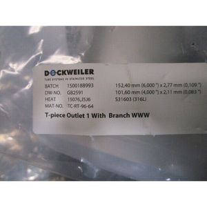 DOCKWEILER 1500188993 GB2591 T-PIECE OUTLET 1 WITH - อุปกรณ์และอะไหล่เซมิคอนดักเตอร์ระดับโลกที่เชื่อถือได้ - Product Image 5
