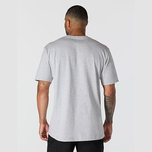 Vintage Enzyme Wash Plain T <b>Shirt</b> Men Wholesale 100% Cotton Heavyweight Blank Tee 260GSM - Product Image 3