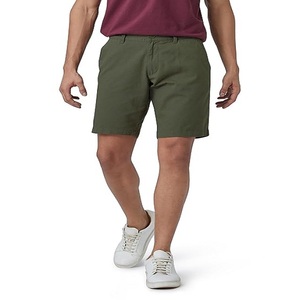 Pantalones Cortos Bermuda para Hombre, Color Verde Oliva, Cintura Media, Cierre con Cordón, Color Sólido, Casuales, de Algodón Oxford, con Bolsillos, Secado Rápido, Tie Dye - Product Image 5