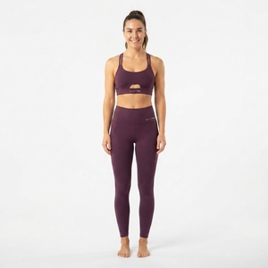 Conjunto Deportivo de Dos Piezas para Mujer, Sujetador Deportivo Sin Costuras y Leggings de Cintura Alta, Ropa Deportiva para Fitness y Entrenamiento - Product Image 1
