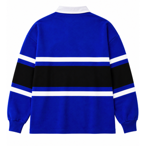 Camiseta de rugby extragrande para mujer Zeta Phi Beta, de manga larga, con cuello polo, letras griegas bordadas, estilo universitario. - Product Image 4