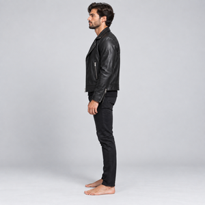 Professional <b>men</b> <b>leather</b> <b>jackets</b> featuring premium quality materials strong stitching classic design and comfortable everyday - Product Image 2