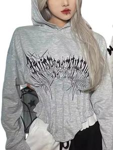 เสื้อฮู้ดคอร์เซ็ทผ้าฝ้ายหนาน้ำหนัก 350 กรัม คุณภาพสูง ระบายอากาศได้ดี สำหรับผู้ชาย ลายเรียบ สไตล์สตรีทแวร์ เหมาะสำหรับฤดูหนาว - Product Image 1