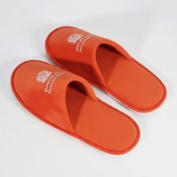 Chaussons d'hôtel jetables en velours durable, luxueux pour spa, hôtel de luxe, semelle souple, personnalisables
