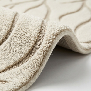 Tapis en laine tufté marocain fait main, à poils coupés et bouclés, abstrait, luxueux, sur mesure, vente en gros d'usine - Product Image 2
