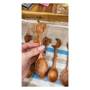 Wooden Cooking <b>Spoon</b> Natural Wood Kitchen Utensils For Mixing Stirring Serving Soup Rice And Daily Food Preparation - Product Image 1