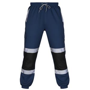 กางเกงทำงานผู้ชายแบบขายส่ง ผ้าทอทนทาน ระบายอากาศได้ดี มาตรฐาน CE เย็บเสริมความแข็งแรง ผ้ามีความยืดหยุ่น - Product Image 1